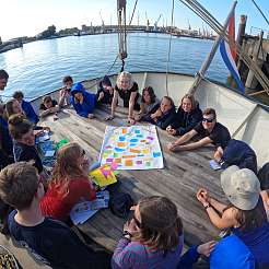 Erwartungen an die Reise Teammeeting auf der Gulden Leeuw