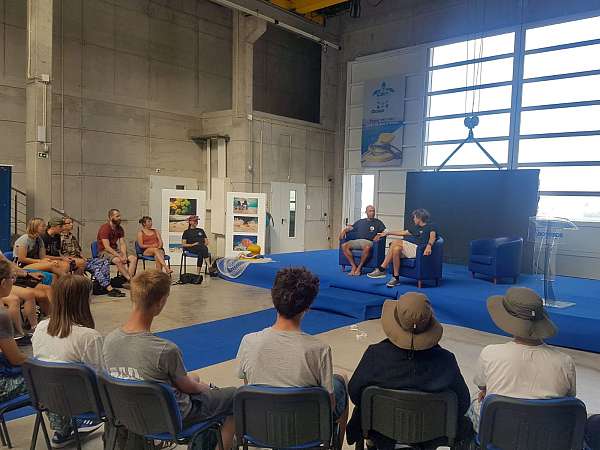 Gesprächsrunde im Ocean Science Centre Mindelo