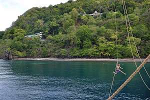 Freddy im Flug vor Saint Lucia&amp;amp;amp;amp;nbsp;