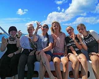 Nach dem Tauchkurs auf Grenada = 29.HSHS 2021/22 Nach dem Tauchkurs auf Grenada = 29.HSHS 2021/22