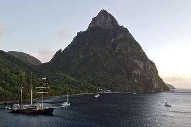 04.01.2022 | Die Gulden Leeuw vor Saint Lucia / Karibik © Maxi