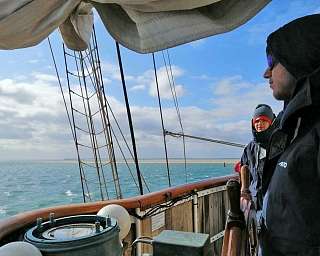 Auf der Brücke der Gulden Leeuw