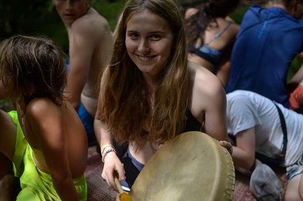 Jam-Session am Wasserfall