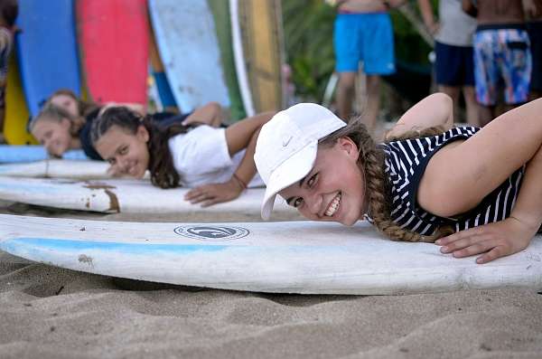 Surfstunde mit Peace