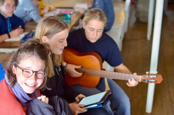 Musik gehört zum Bordalltag