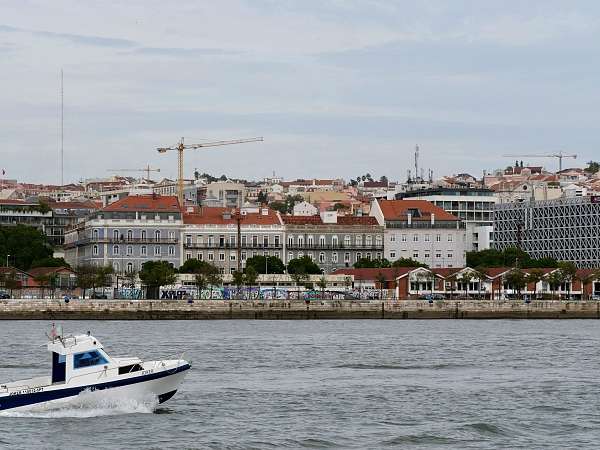 Hafeneinfahrt Lissabon