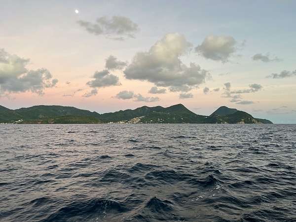 Sonnenuntergang über Martinique