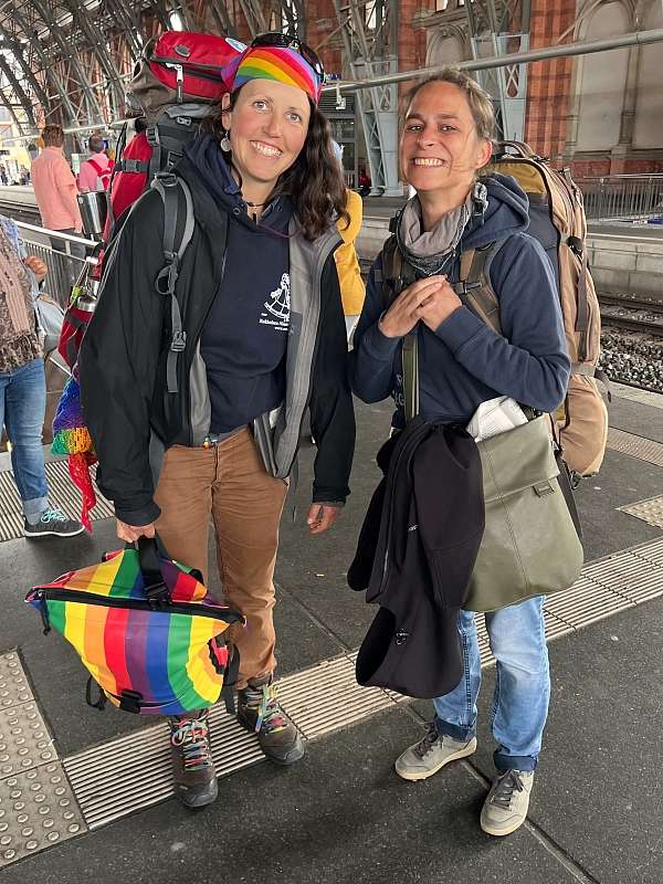 Peggy und Kristina segeln als Pädagoginnen beim 31.HSHS-Törn mit