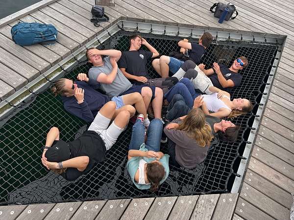 Noch in Svendborg: Wir haben viel Spaß miteinander © Vici