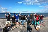 Gruppe am Strand