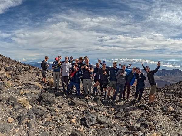 Die Refugio-Kleingruppe auf dem Teide