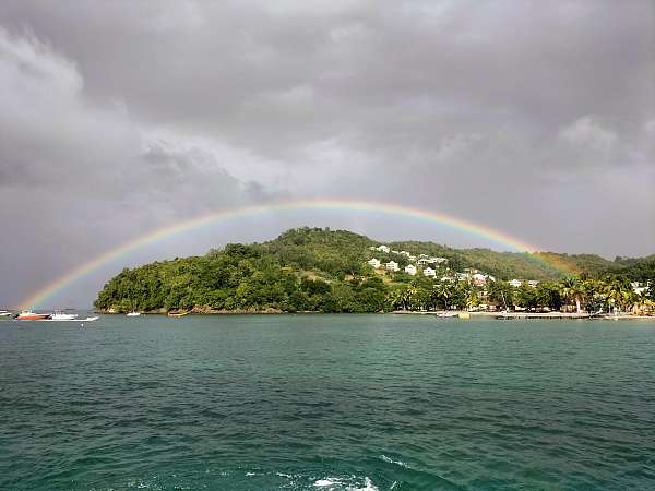 Regenbogen über Martinique