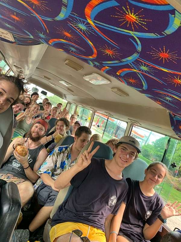 gute Stimmung in Bus Nr.2