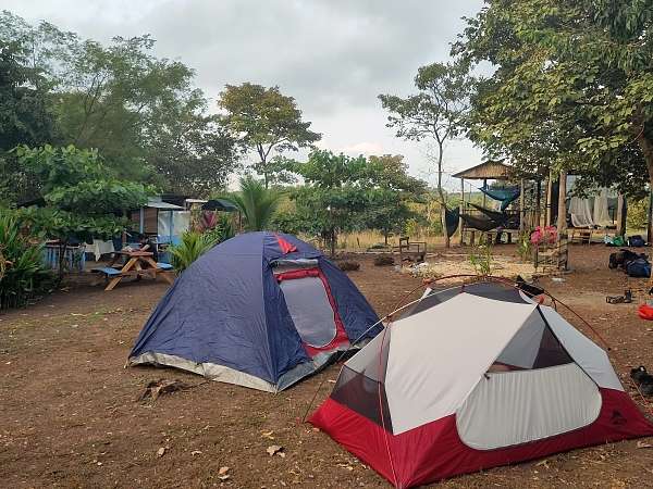 Unser Campingplatz in Punta Morales