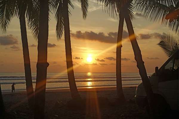 Sonnenuntergang am Playa Linda