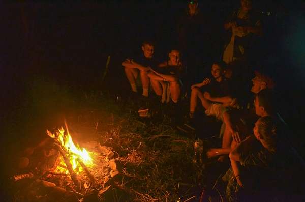 Lagerfeuer am Strand