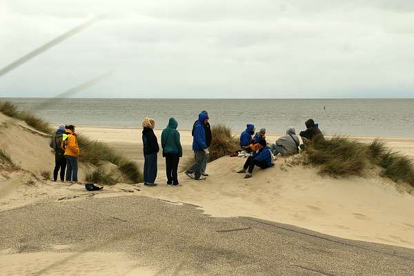 Pause in den Dünen