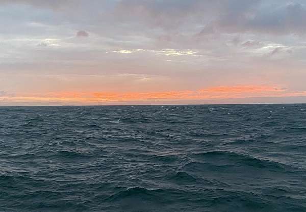 Sonnenuntergang über der Nordsee