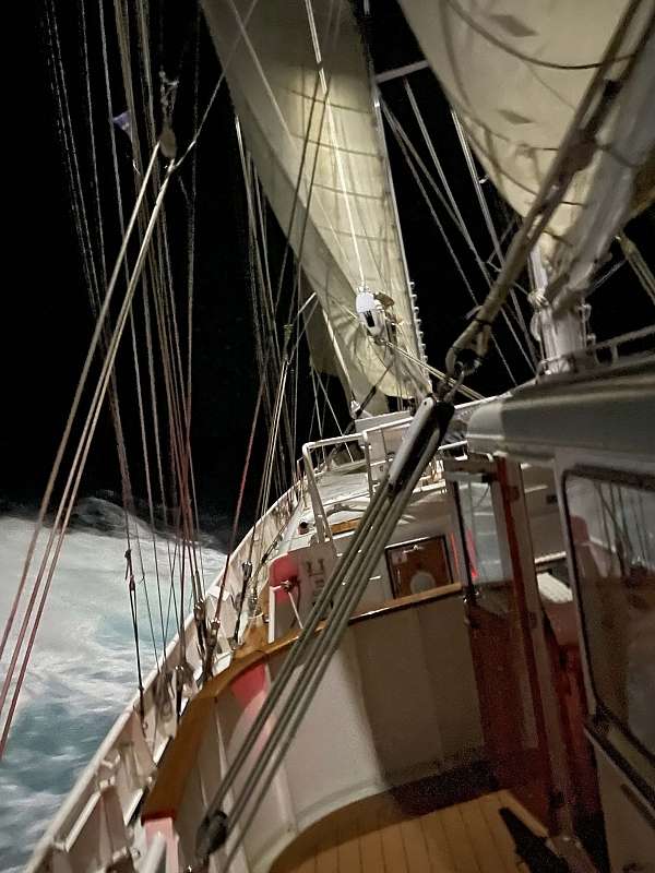 Sturm während der Nachtwache