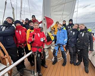 9.11.2025: Eine Bravo Flagge von unserem Offizier Antoon