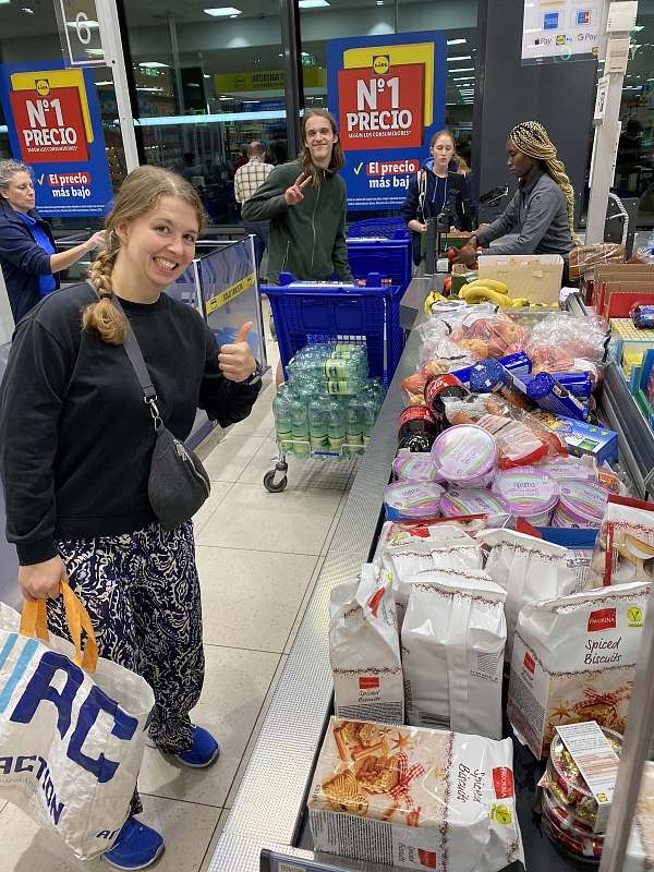 Einkauf für den großen Brunch