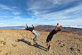 Ole und Matthias Backflip auf dem Teide