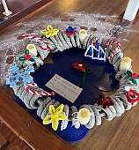 Unser kreativer Adventskranz