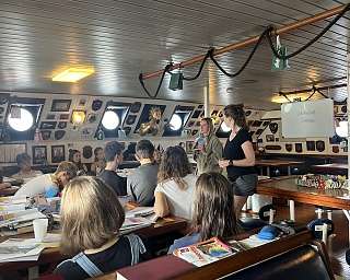 Unterricht an Bord der Eendracht