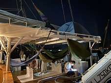 Erste Nacht in der Hängematte