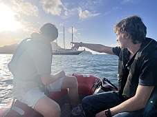 Julius und Ole bei den Tender Lessons