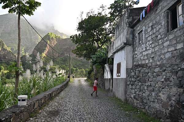 Fahrt mit dem Taxi über Santo Antão