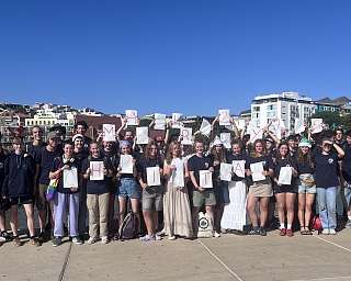 Weihnachtliche Grüße aus dem sommerlichen Mindelo / Kapverden