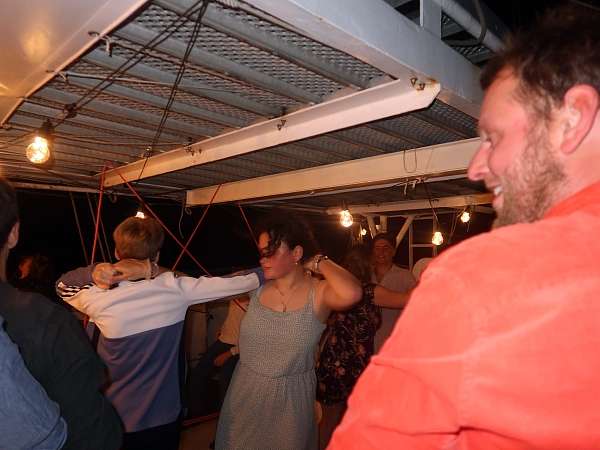 Pauli und Lenni beim Discofox