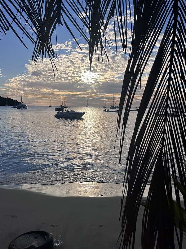 Karibikromantik nach dem Schnorcheln