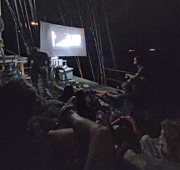 open air movie nigt am 29.12. auf dem Dach der Messe