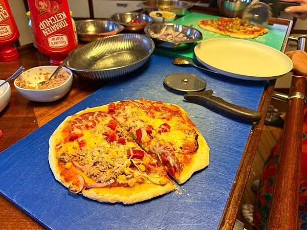 Vollendete Pizzapracht