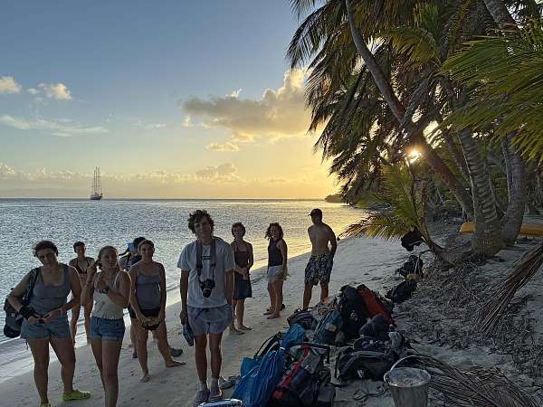 Abendstimmung am Strand von Acuadargana