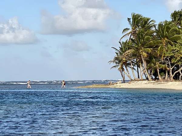 Der- Versuch, trocken von der Nachbarinsel rüberzukommen