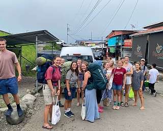 5. Februar 2026: Die Atlantikgruppe vor der Grenze nach Costa Rica © Lilly K.