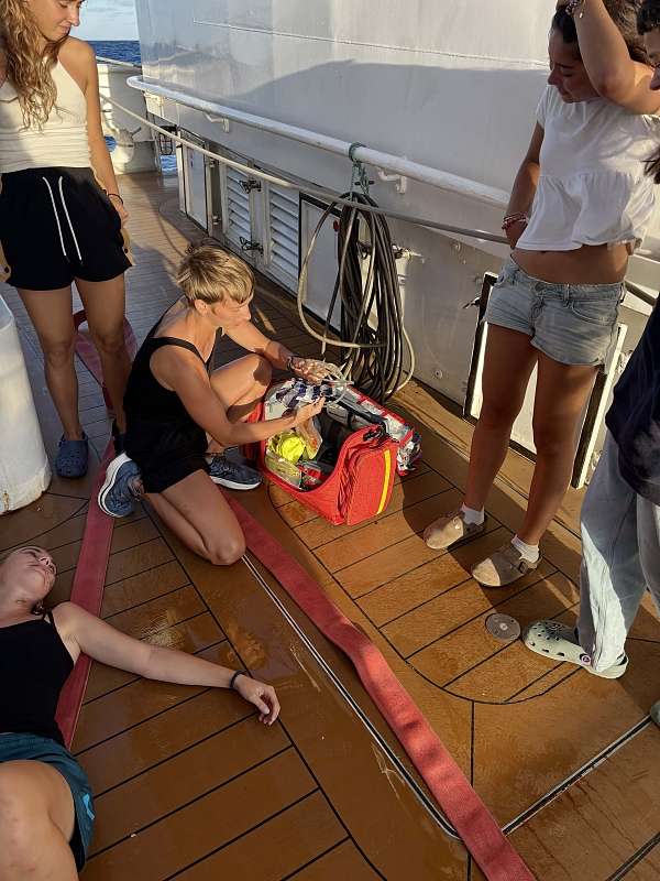 Das Doc.Team beim Fire Drill