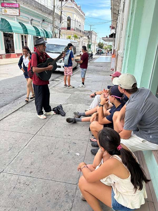 Straßenmusiker in Trinidad © Vici