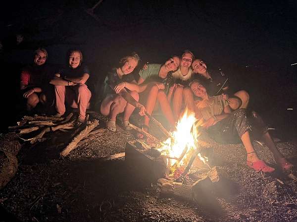 Lagerfeuer auf Isla de Chira