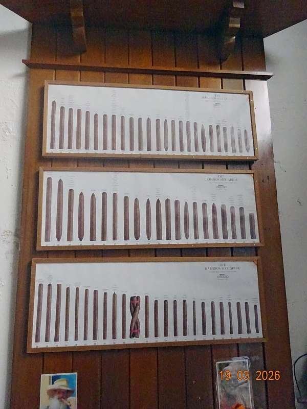 Verschiedene Zigarrenformen und -größen