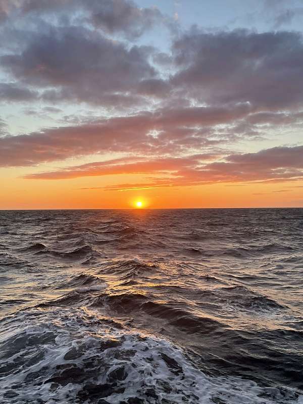 Dramatischer Sonnenuntergang