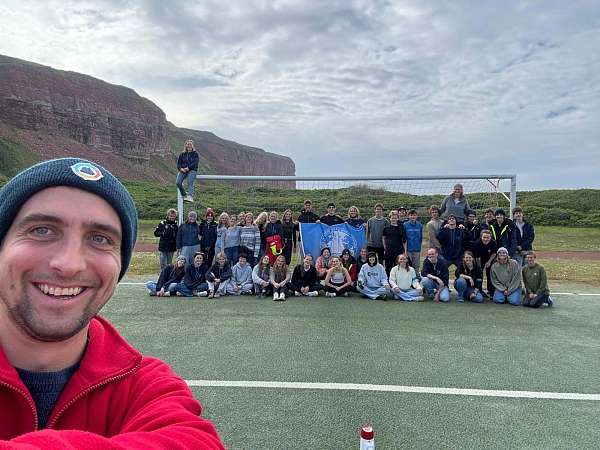 Gruppenfoto nach dem Geländespiel