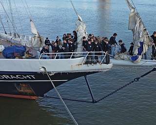 Unsere Gruppe während des Probetörns