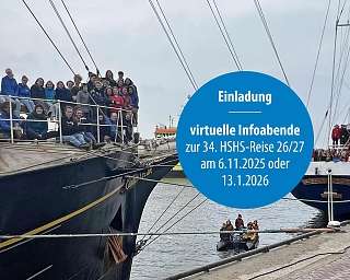 Die Teilnehmer:innen der 32. und 33. HSHS-Reise begegnen sich im April 2025 auf Texel