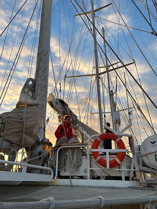 Morgenstimmung an Deck