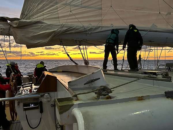 Abendstimmung an Deck