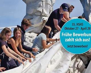 23. April 2026: Auf der Eendracht wird eine Vorsegel zum Setzen vorbereitet © Becci